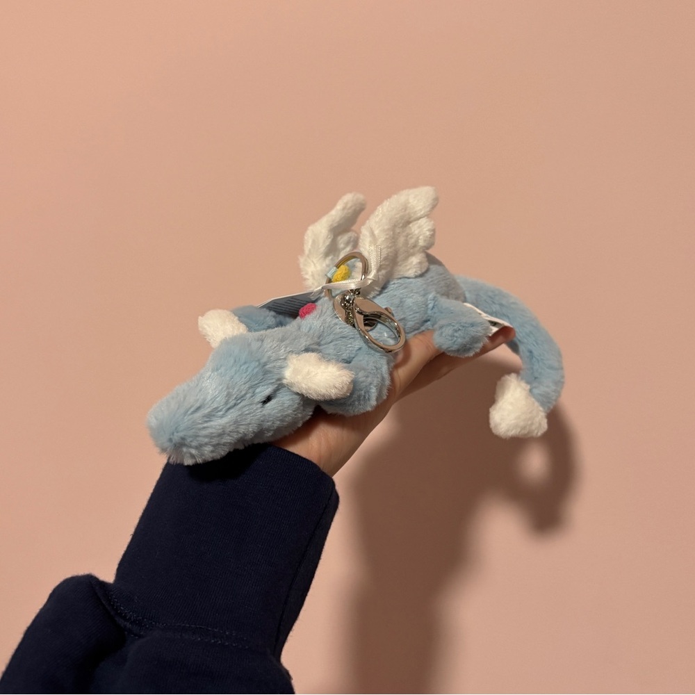 Authentic Jellycat Sky Dragon Bag Charm
